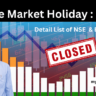 Stock market holiday 2024