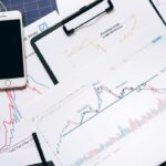 Stock market analysis setup with charts, phone, magnifier, and clipboards. — Photo by Leeloo The First on Pexels